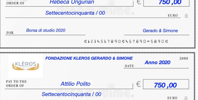 Vincitori Borse di studio “Gerardo Farella ” anno 2020